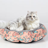 Cat Beds For Indoor Cats Calming Donut Bed For Puppy And Kitten