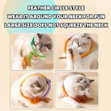 Cotton Rope Cat Toys Catnip Toys With Feather Safe Teeth
