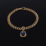 Metal Crystal Diamond Pendant Cat Collar Accessories